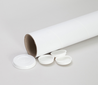 Mailing Tube White Kraft