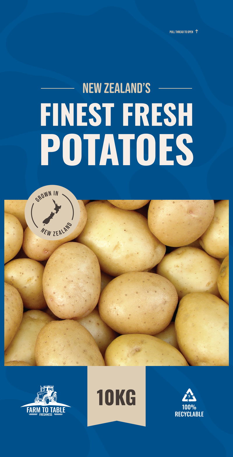 Potato Bag - Blue