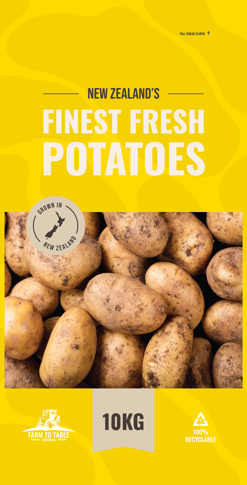 Potato Bag - Yellow