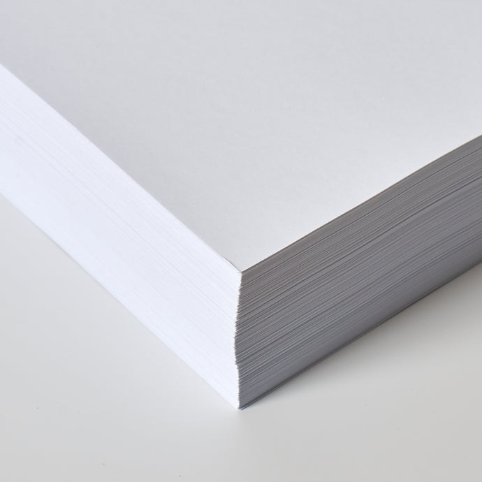 2 Sheet Card White